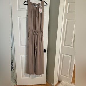 Zenana Outfitters Taupe Jumpsuit